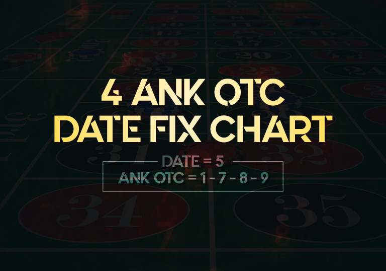 4-ANK OTC Date Fix Chart – Tiger Prabhat World Satta Matka