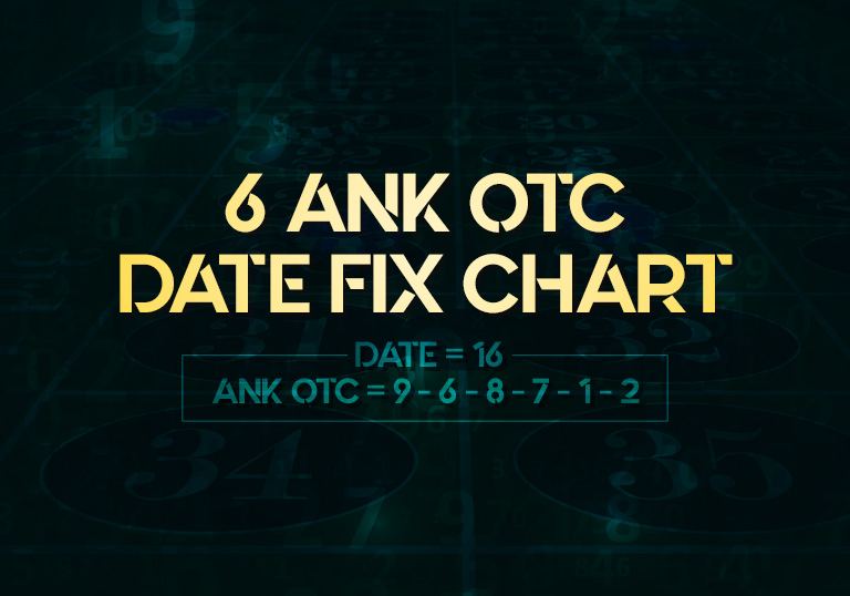 6-ANK OTC Date Fix Chart – Tiger Prabhat World Satta Matka
