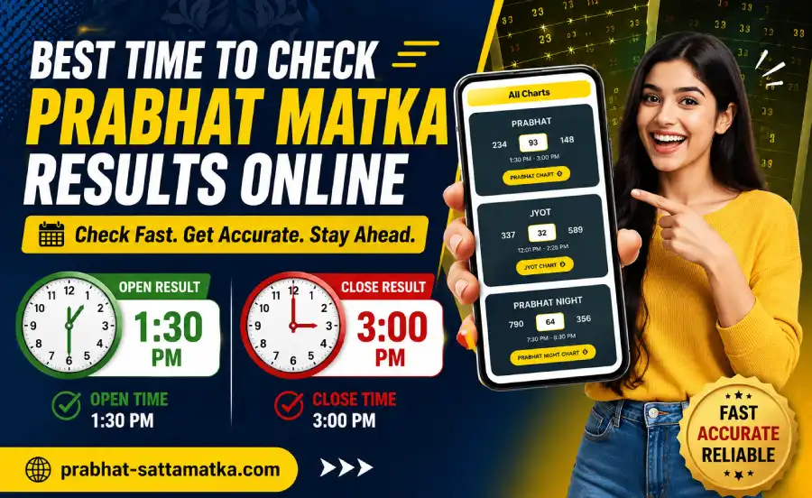 Best Time to Check Prabhat Matka Results Online – Tiger Prabhat World Satta Matka